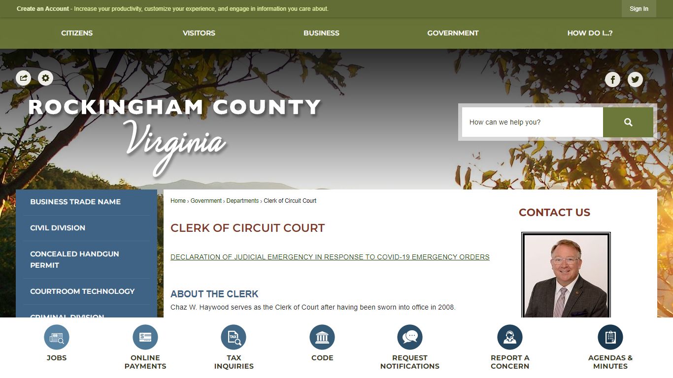 Clerk of Circuit Court | Rockingham County, VA